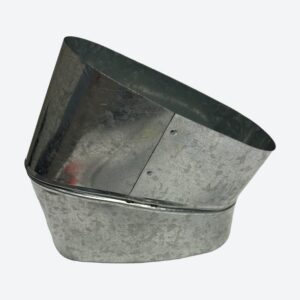 # 123 Oval Flat 45° Angle