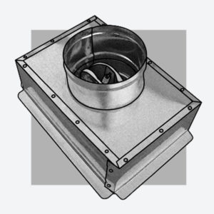 #505RD Insulated Ceiling Radiation Damper Box